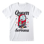 The Nightmare Before Christmas Queen of Screams T-Shirt white