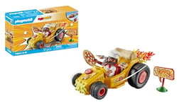 Playmobil 71634 Pizzaïolo et Kart Funstars - Comprend Un Personnage, Un Kart avec Moteur rétractable Ainsi Que des Accessoires - Dès 4 Ans