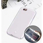 Iphone 7/8 Plus - Selfie Skal / Mobilskal Med Led-lampa (vit) White