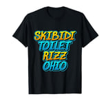 Skibidi Toilet Rizz Ohio, Funny Skibidi Rizzler Viral Slang T-Shirt