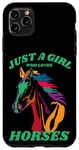 iPhone 11 Pro Max Just a Girl who Loves Horses for Horse Loving women girls Case