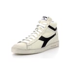 Game L Hi Waxed, Sneakers Hautes, White/Black, 44