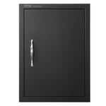 Porte d'Accès pour Barbecue-VEVOR-Simple Porte de Cuisine Extérieure415x570x46 mm-pour Îlot de Barbecue-Noir