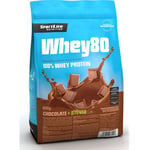 SportLife Whey80 Suklaa + Stevia heraproteiinijauhe, 600 g