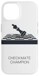 Coque pour iPhone 14 Champion d'échecs pour les amateurs de jeu