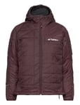 Adidas Terrex Terrex Multi Insulated Hooded Jacket Burgundy