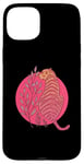 iPhone 15 Plus Jungle Tiger Pink Sun Wild Animal Preppy Artsy Boho Floral Case