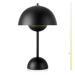 SUCIKORIO LED Lampe de Table Sans Fil Rechargeable USB 3000K-6000K Lampe de Chevet Tactile Dimmable à Commande 5%-100% Lampe de Bureau LED Tactile à Intensité Variable pour Chambre, Salon