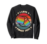 Pop It Fidget Toy Men Women Teenager Retro Adult Sweatshirt