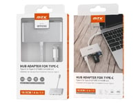 Mtk Adapter Usb-C Til Usb-C, 2 X Usb 2.0 & Usb 3.0