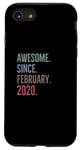 iPhone SE (2020) / 7 / 8 Awesome Since February 2020 Age Birthday Idea Case