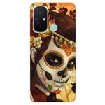 Coque Redmi NOTE 12 5G mort 33 calavera mexicaine fleur