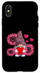 iPhone X/XS Cute Pink Gnome Sunflower Valentines Day Case