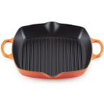 Le Creuset - Dyp grillpanne støpejern 30 cm volcanic