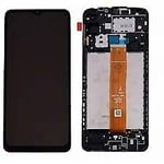 Ecran LCD + Vitre tactile sur châssis pour Samsung Galaxy A12 (A127F) + Outils