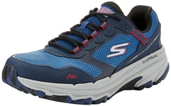 Skechers Men's GO Run Trail Altitude 2.0 Trainers, Navy and Red Leather/Textile, 6 UK