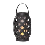 Star Trading 062-18 Flame 15X23CM LED-Lykt, svart