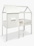 Kids Avenue Midi Playhouse Mid-Sleeper Bed with 2 Cube Storage Units, European Single