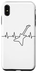 Coque pour iPhone XS Max Rock Music Heartbeat Guitare électrique pour guitariste