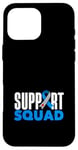 Coque pour iPhone 16 Pro Max Sensibilisation au diabète de type 1 de l'équipe de soutien