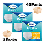 Tena Proskin Pants Normal Extra Large - 3 Packs of 15 (45) Incontinence Pants XL