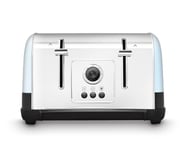 Morphy Richards 240136 Venture 4 Slice Toaster, High Lift Function, Cancel, Defrost and Reheat, Removeable Crumb Tray, 1800W, Duck Egg