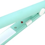 2 In 1 Mini Hair Straightener Ceramic Tourmaline Plate Flat Iron Curler LVV