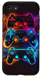 Coque pour iPhone SE (2020) / 7 / 8 Gamer Esthétique Graphique Jeux Vidéo Adolescents