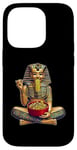 Coque pour iPhone 14 Pro Nouilles japonaises Pharaoh King Tut Ramen