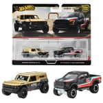 Mattel Hot Wheels®: Premium Car Culture - Ford Bronco 17 Ford F-150 Raptor (HRR77)