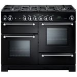 Rangemaster KCH110NGFBL/C Kitchener 110cm Gas Range Cooker – Black