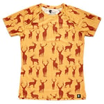 HOOPOE T-Shirt de Course Homme Oh My Deer, Manches Courtes, DryClim, Gym, Running, Sport, Original, Amusant, Cerf Taille S