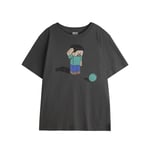 Minecraft Barn T-shirt för barn/ungdomar, förvirrad, 9-11 år, svart Black 9-11 Years