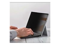 Startech.Com 4-Way 12.4In Surface Laptop Go 1/2/3 Privacy Screen Filter, Portrait/Landscape, Touch-Enabled, +/- 30 Deg. View, Blue Light Reduction, Matte Finish - Sekretessfilter Till Bärbar Dator (Horisontell) - Lim - 12.4" - Svart