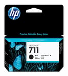 Original HP 711 Black Ink Cartridge CZ129A For HP DesignJet T120 SEALED