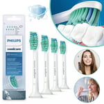 New Pack Of 4 Philips Sonicare Replacement Toothbrush Head C1 Optimal White UK