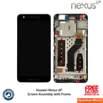 NEW Huawei Google Nexus 6P AMOLED Touch Screen Digitiser Assembly w/ Frame BLACK