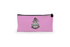 Bonamaison Imprimé Numériquement Pochette à Crayon en Toile avec Fermeture à Glissière, Trousse Scolaire, Boîtier Crayon, Sac à Stylo pour Enfants, Garçons, Filles, Unisexe, 1 Pièce, Taille: 21x12 Cm