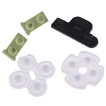 5 Pièces/Ensemble De Remplacement De Boutons Conducteurs En Caoutchouc Souple Et Silicone Pour Contrôleur Ps3