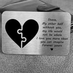 Personalised Valentines Day Gift For Him Her Anniversary Present OTHER HALF Gift