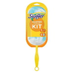 Swiffer Duster Attrape & Retient, Kit 1 Manche et 5 Recharges, Attrape Et Retient Jusqu’À 3 Fois Plus De Cheveux Et Poussière Qu’Un Plumeau Ordinaire