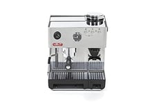 Lelit PL42EMI Machine pour café expresso avec moulin à café intégré et manomètre rétroéclairé