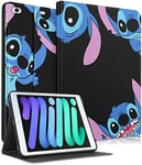 Trendy Fan for iPad Mini 5/4/3/2/1 (7.9 Inch) Case for Kids Girls Teen Boys Women Cute Cartoon Kawaii Design Covers Slim Stand Folio Smart Fashion Funny for Apple i Pad Mini 5th Gen,4th/3/2/1,Stitc