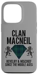 Coque pour iPhone 13 Pro MacNeil Clan Scottish Name Blason Tartan Fête de famille