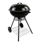 BBQ Collection Barbecue Charbon de Bois - Barbecue Charbon avec Couvercle - Barbecue Rond Ø 44 cm - Grille à Roulettes - Barbecue Portable