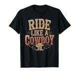 Old Western Film Fan Classic Cowboy Culture and Wild West T-Shirt