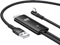 Usams USAMS cable HDMI cable - Lightning U53 2m black/black SJ442HD01 (US-SJ442)