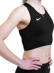 Nike Womens DRI-FIT Cropped Running Vest Tank Top Large BNWT RRP £45 Black/White