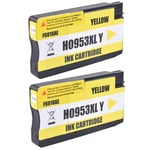 2x 953XL Yellow Ink Cartridge For HP OfficeJet Pro 8720 8725 8730 8740 8211 8717