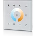 The Light Group DT8 Touch väggpanel, dali dimmer